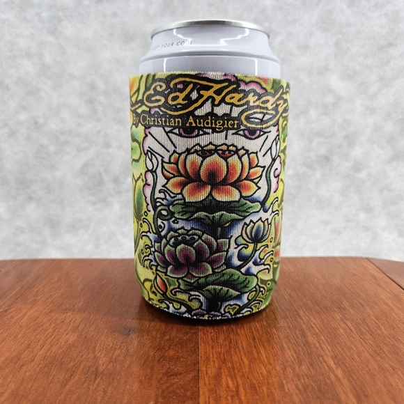 Ed Hardy By Christian Audigier Soft Can Coozie Koozie Cooler 12oz - Picture 2 of 7